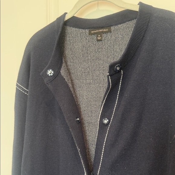 Banana Republic Navy Knit Sweater - Picture 7 of 7